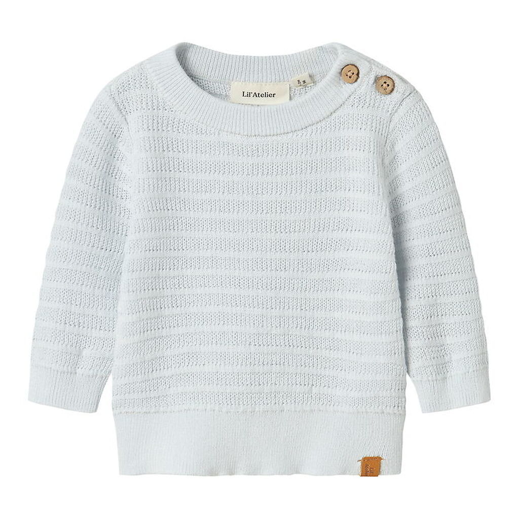 Lil' Atelier Bluse - Strik - NbnFrejo - Ancient Water