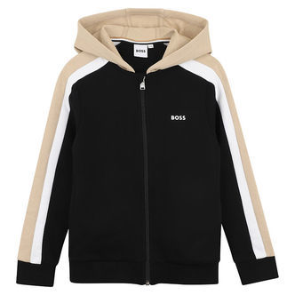 BOSS Cardigan - Sort/Beige