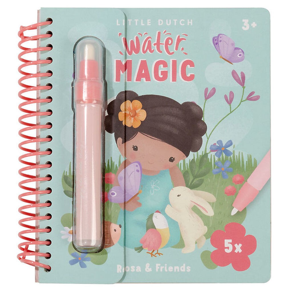 Little Dutch Magisk Vandmalebog - Rosa & Friends