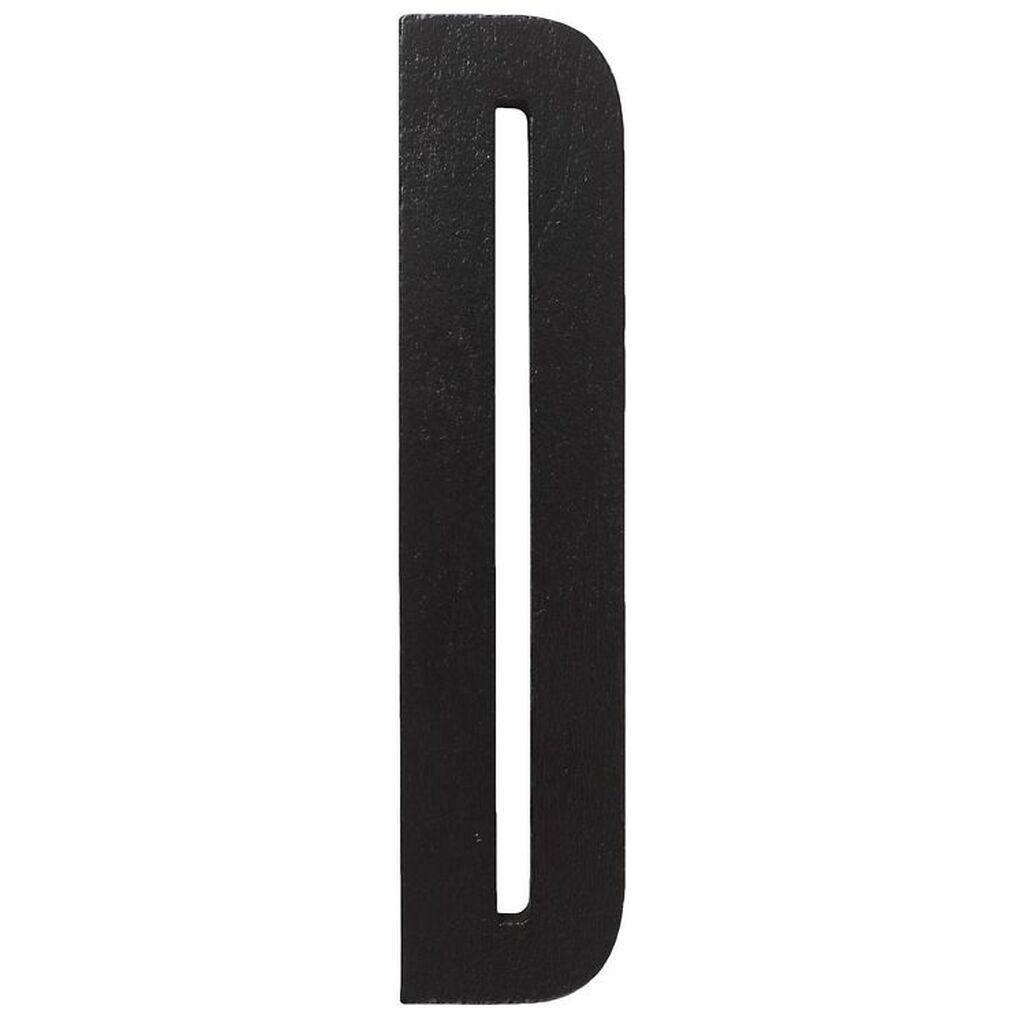 Design Letters Træbogstav - D - Sort