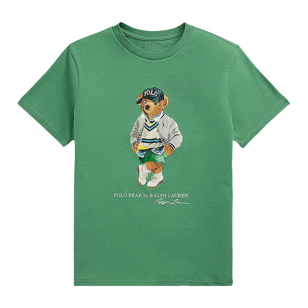 Polo Ralph Lauren T-shirt - Grøn m. Bamse
