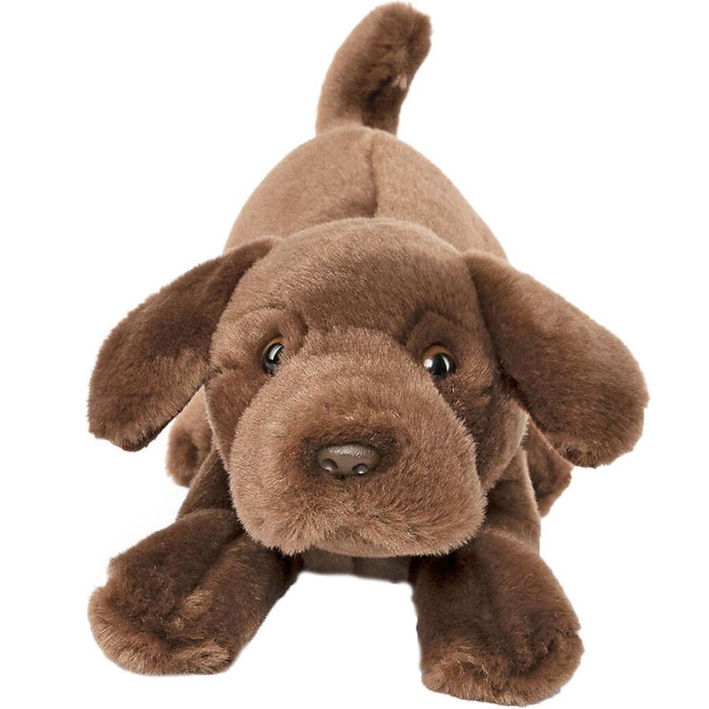 Living Nature Bamse - 25x15 cm - Labrador Legesyg Hvalp - Brun