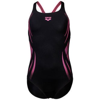 Arena Badedragt - Poseidonia - Sort/Pink