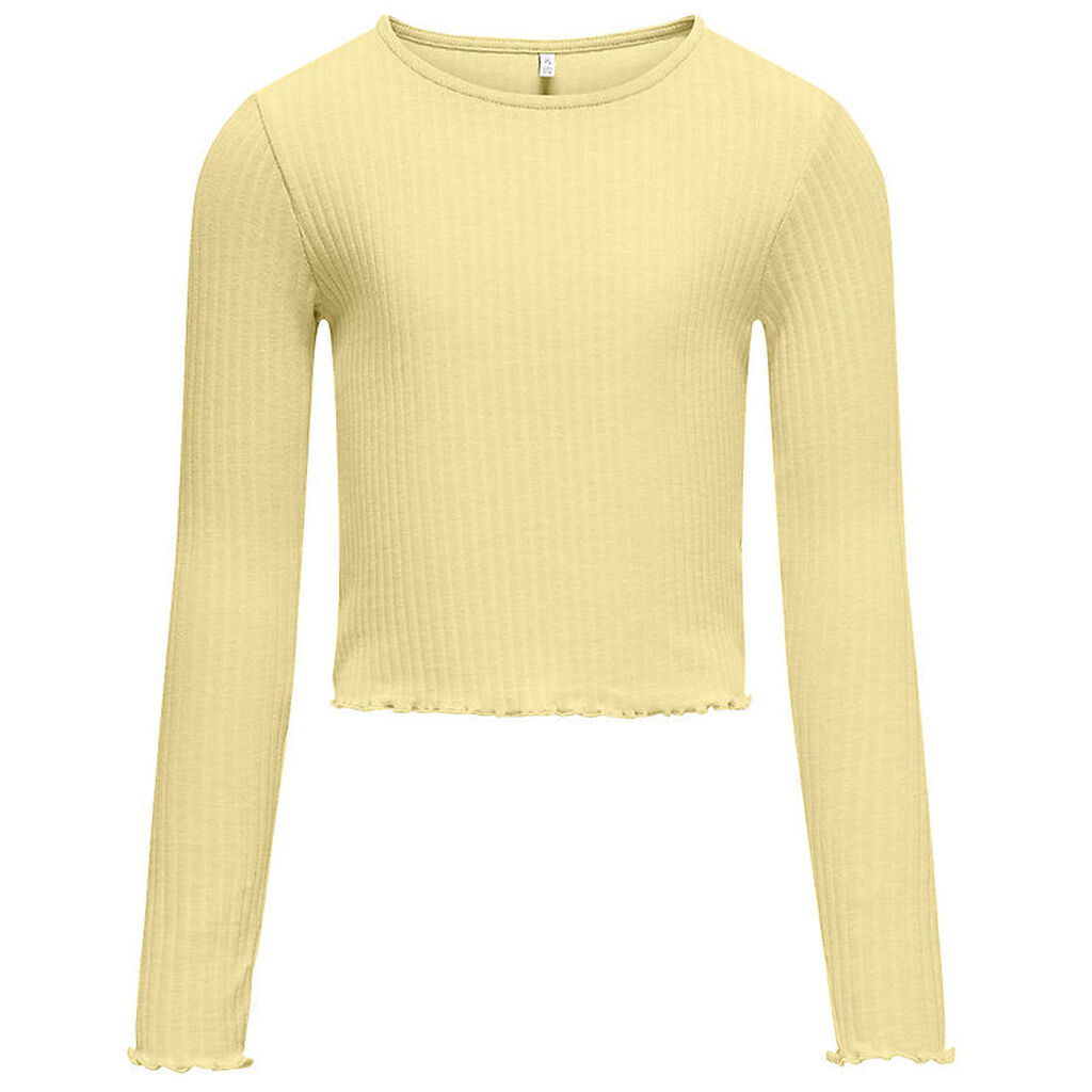 Kids Only Bluse - Noos - Rib - KogNella - Lima Bean
