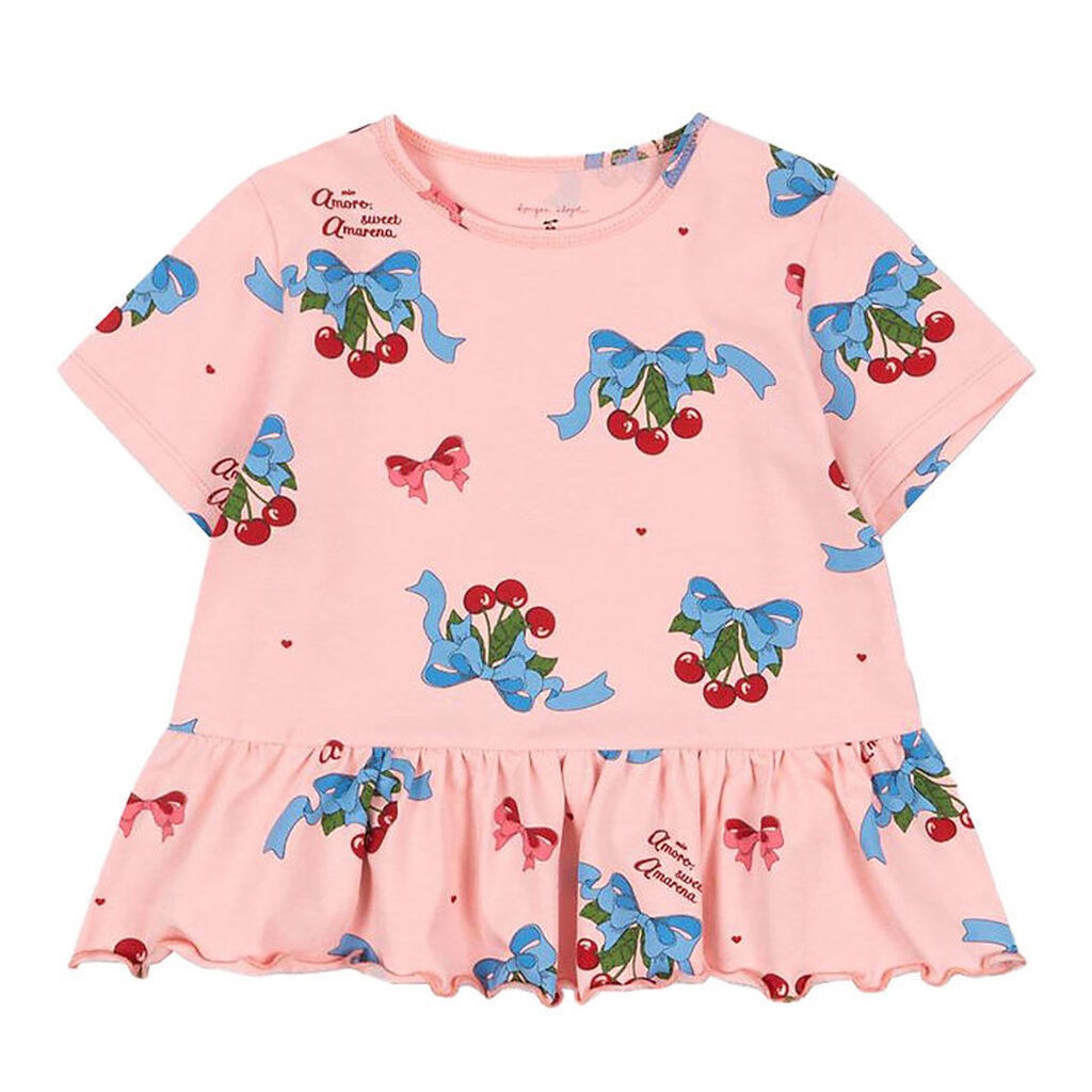 Konges Sløjd T-shirt - Frill - Amarena