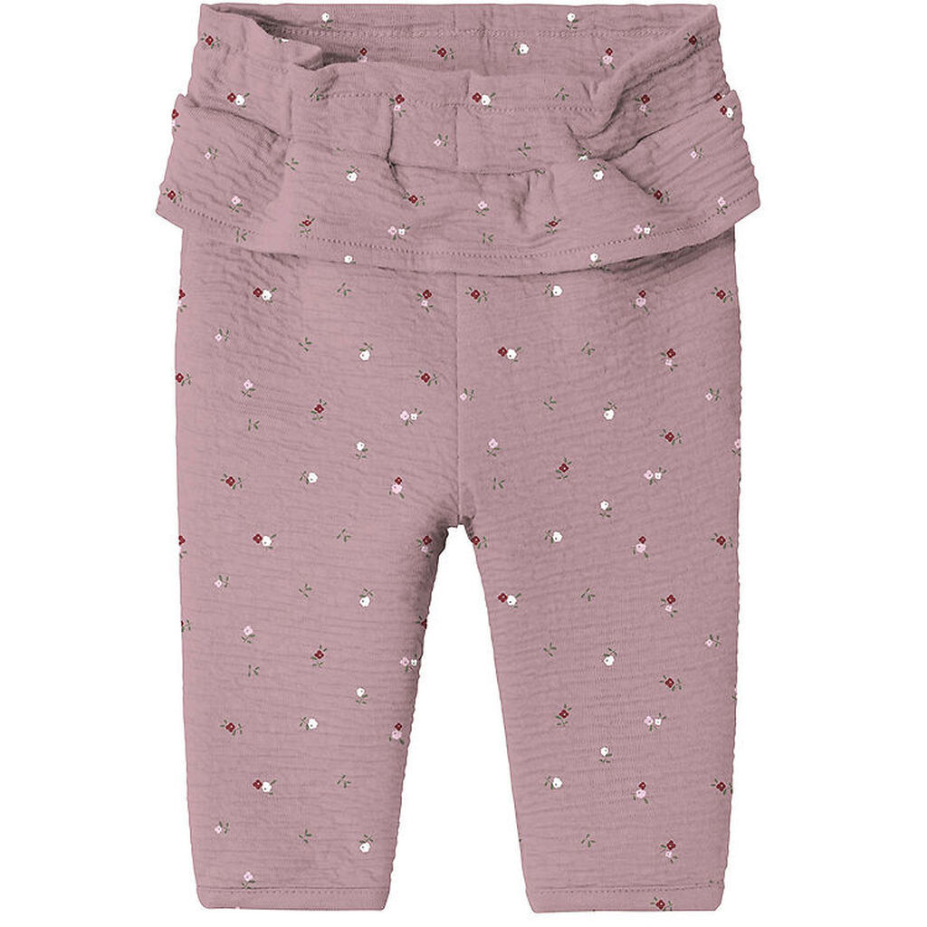 Name It Bukser - NbfTusia - Elderberry m. Blomster
