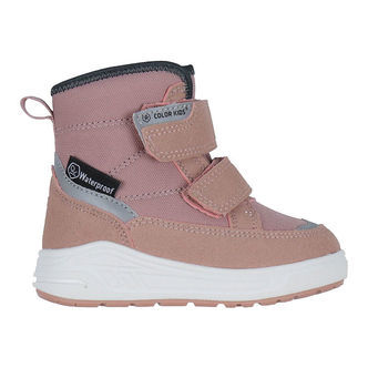 Color Kids Vinterstøvler - m. Velcro - Woodrose