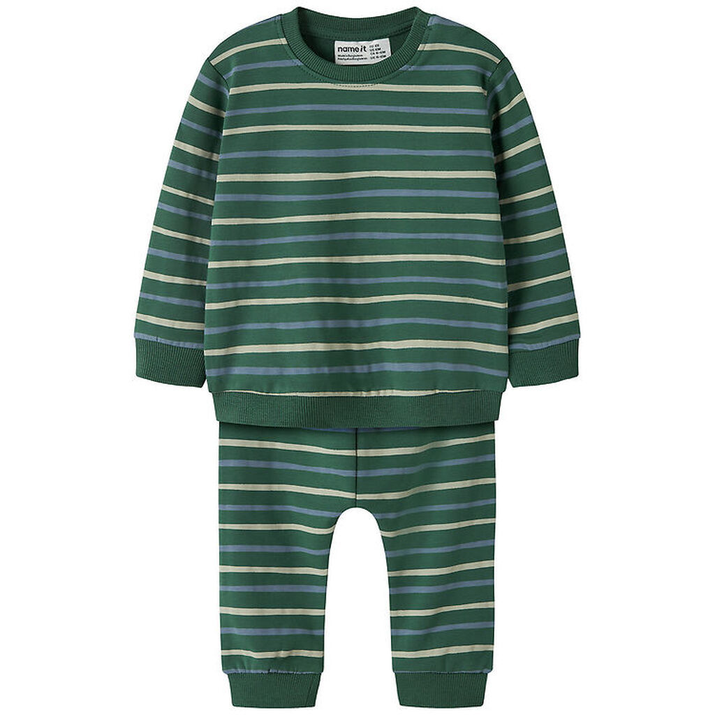 Name It Sweatsæt - NbmVimmer - Bistro Green