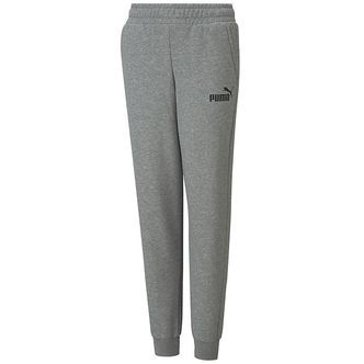 Puma Bukser - Ess Logo - Gråmeleret