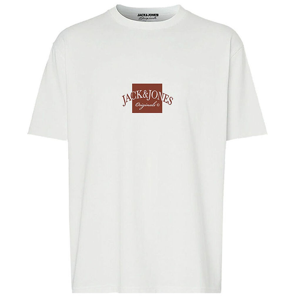 Jack & Jones T-shirt - JorBoston - Bright White m. Print