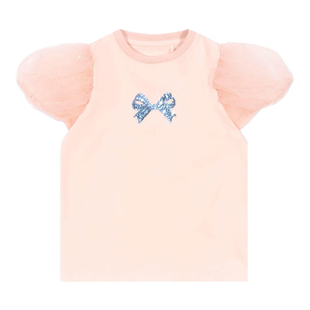 Konges Sløjd T-shirt - Ballerina - Pale Dogwood m. Palietter