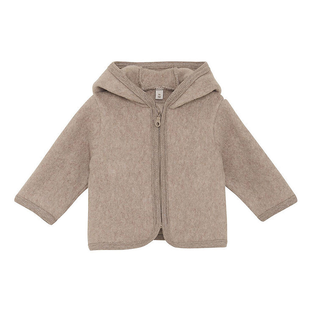 Huttelihut Fleecejakke - Savannah Melange m. Ører