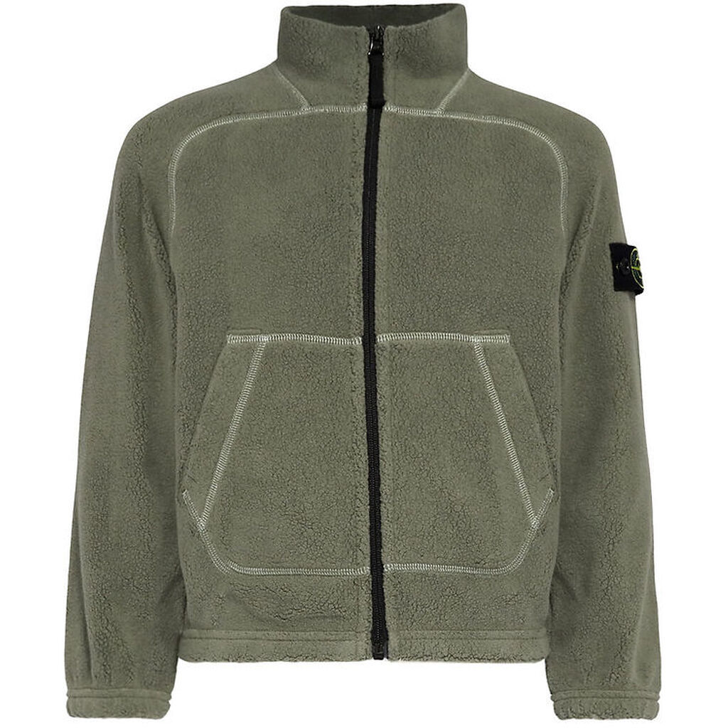 Stone Island Fleecejakke - Military Green