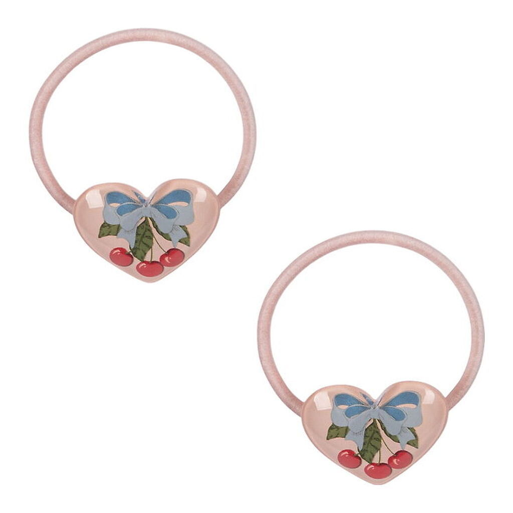 Konges Sløjd Hårelastikker - 2-pak - Vilma - Amarena