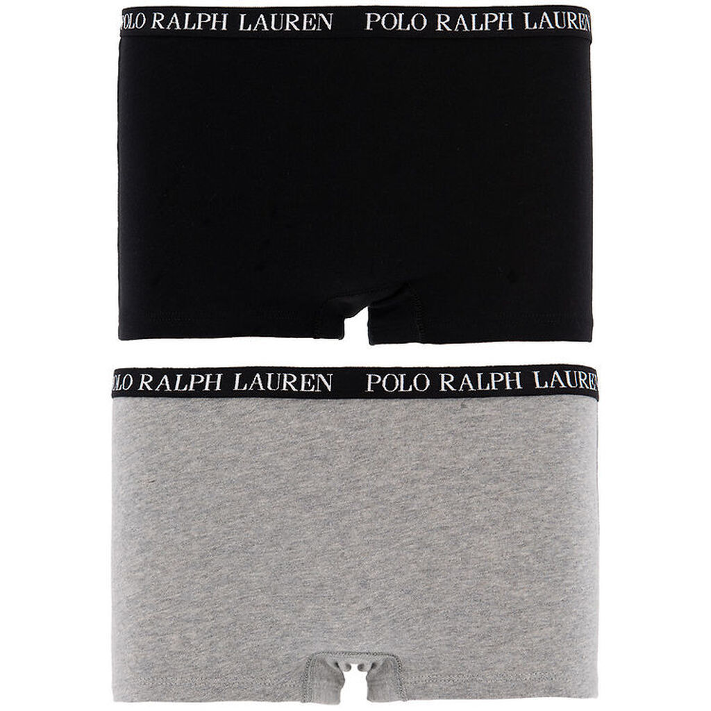 Polo Ralph Lauren Hipsters - 2 pak - Sort/Gråmeleret
