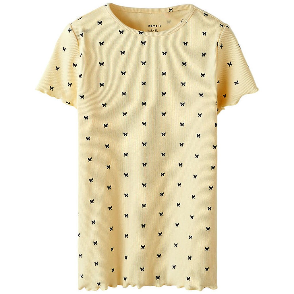 Name It T-shirt - Rib - NkfKarlia - Double Cream