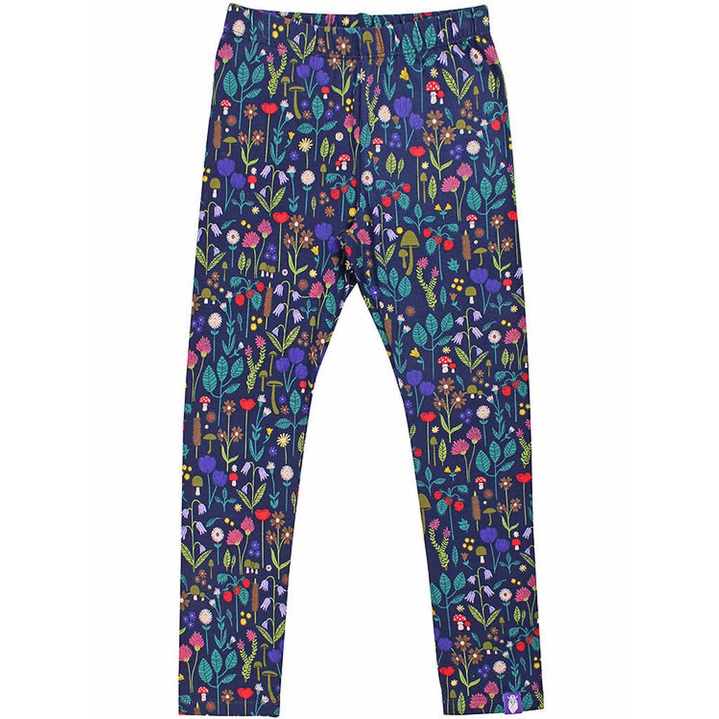 Danefæ Leggings - Modal - Navy Botanical