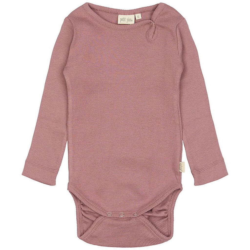 Petit Piao Body l/æ - Rib - Modal - Nostalgia Rose