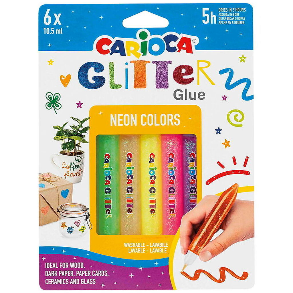 Carioca Glitterlim - 6-pak - Neon