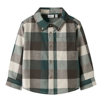 Name It Overshirt - NmmLarry - Turkish Coffee