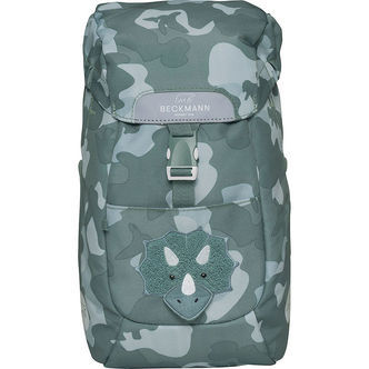 Beckmann Børnehavetaske - Classic Mini - Dinosaur - Grå