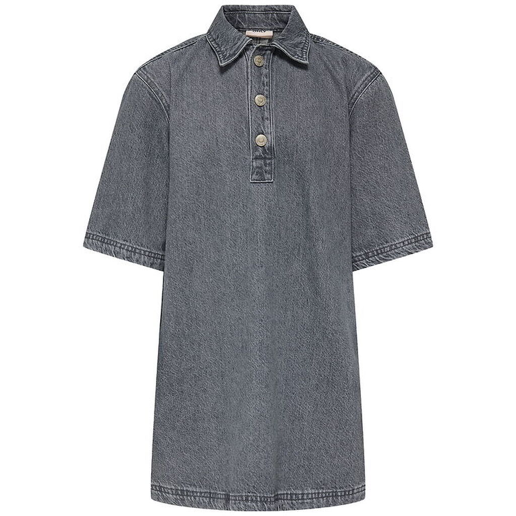 Kids Only Kjole - Denim - KogGry - Grå