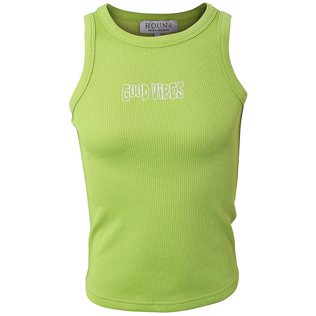 Hound Top - Rib - Pear m. Print