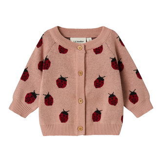 Lil' Atelier Cardigan - Strik - NbfLulio - Misty Rose