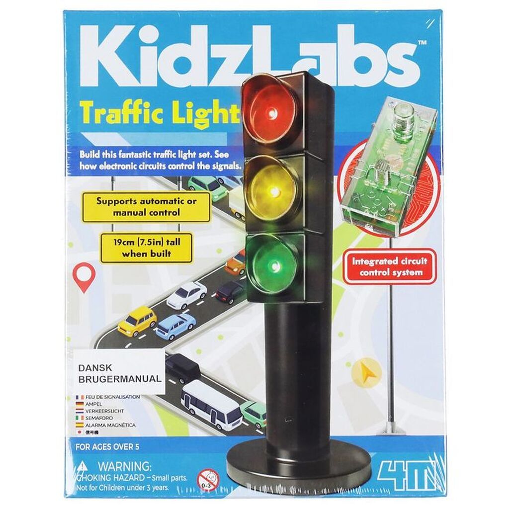 4M - KidzLabs - Traffiklyssæt