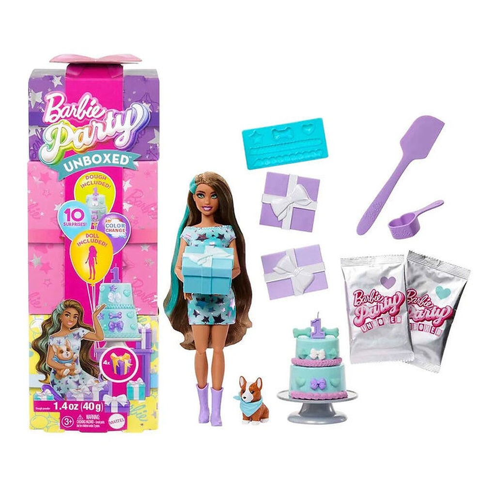 Barbie Dukke - Party Unboxed Brunette Doll