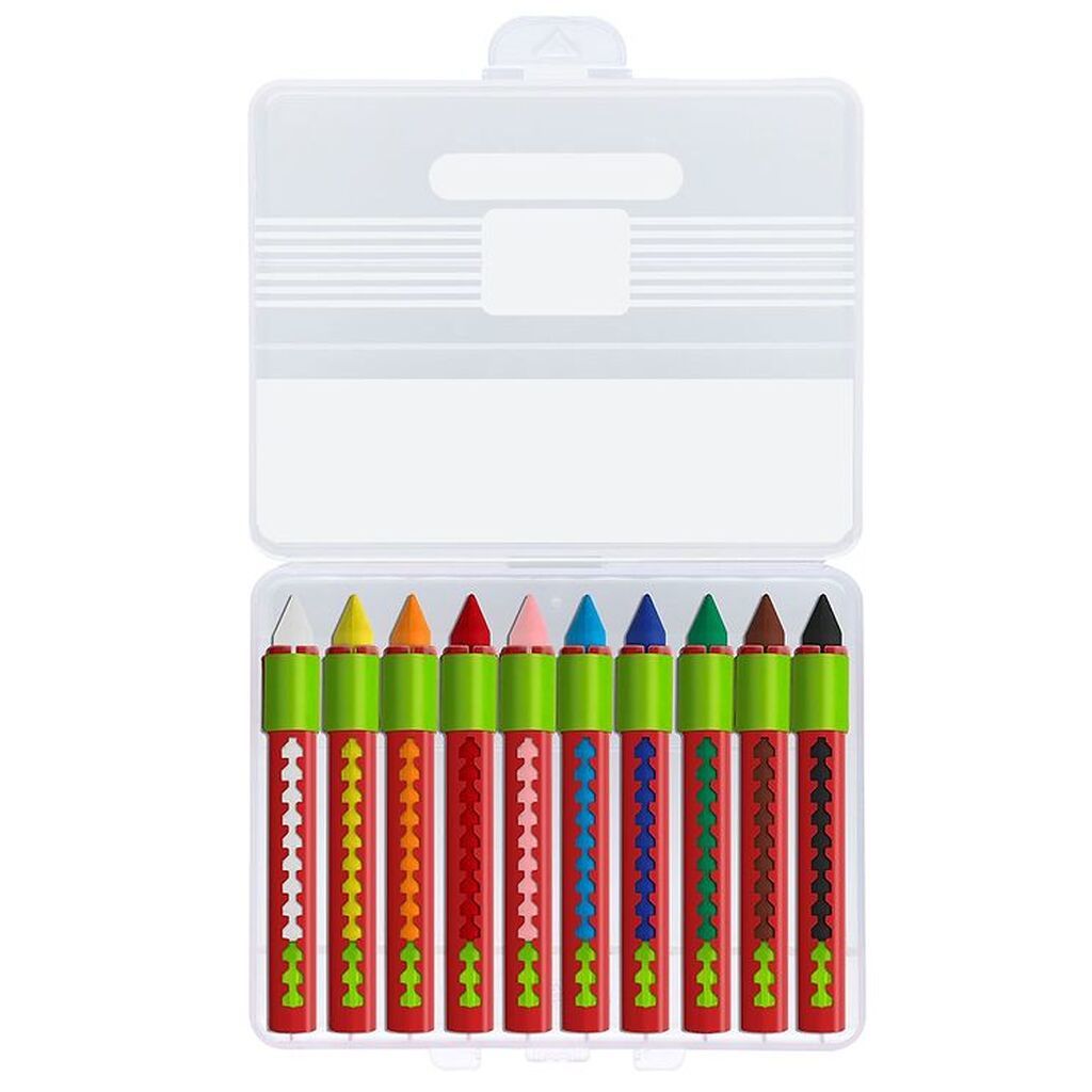 Faber-Castell Farvekridt - 10 stk - Multi