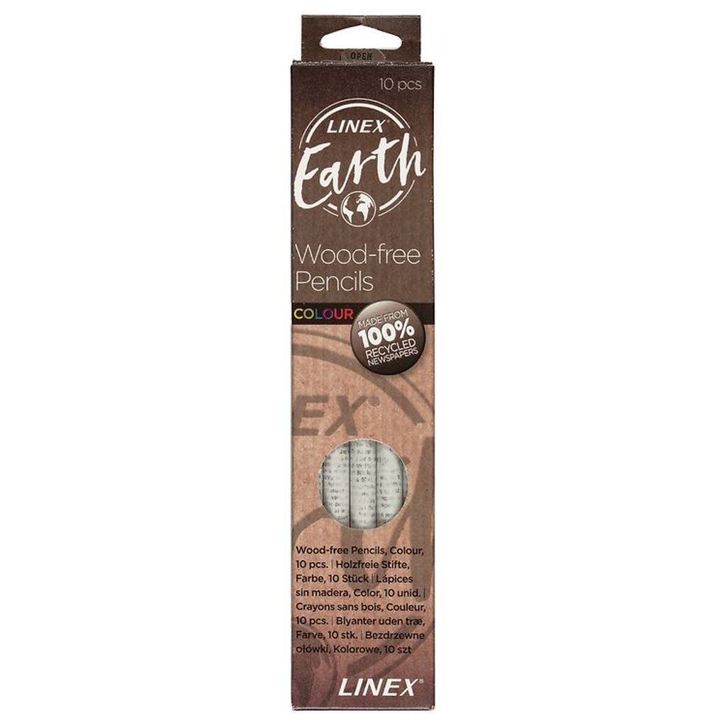 Linex Farveblyanter - 10-Pak - Wood-Free