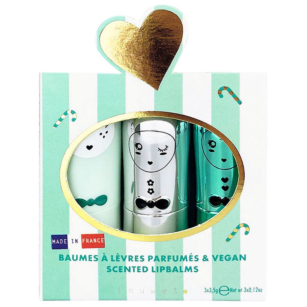 Inuwet Læbepomade - 3-pak - Jingle Aqua
