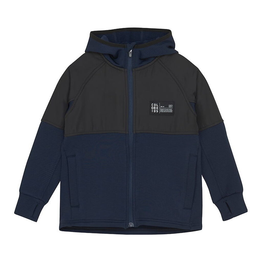 Color Kids Fleecejakke - Total Eclipse