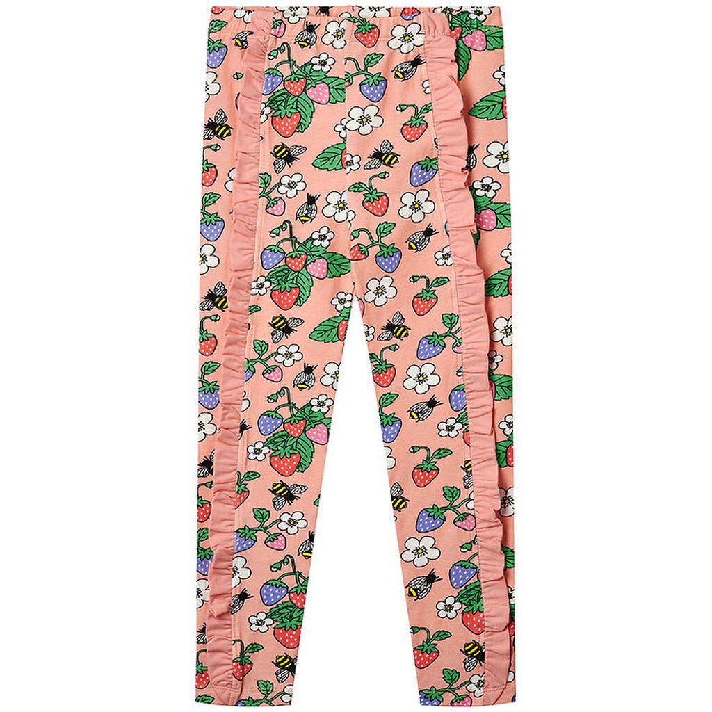 Småfolk Leggings - Blossom m. Jordbær
