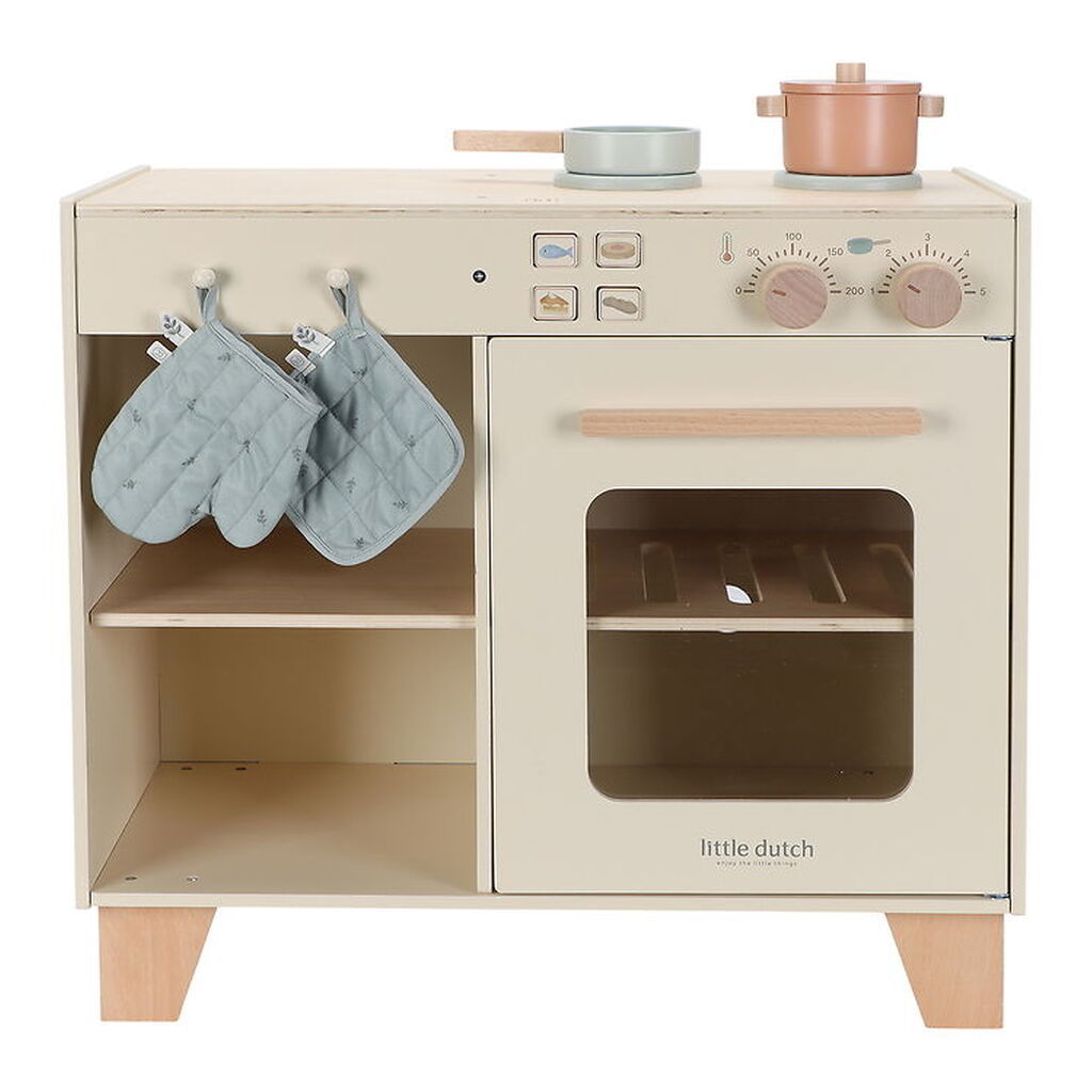 Little Dutch Legekøkken - Træ - Hvid