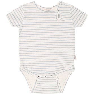 Petit Piao Body k/æ - Printed - Pearl Blue/Offwhite