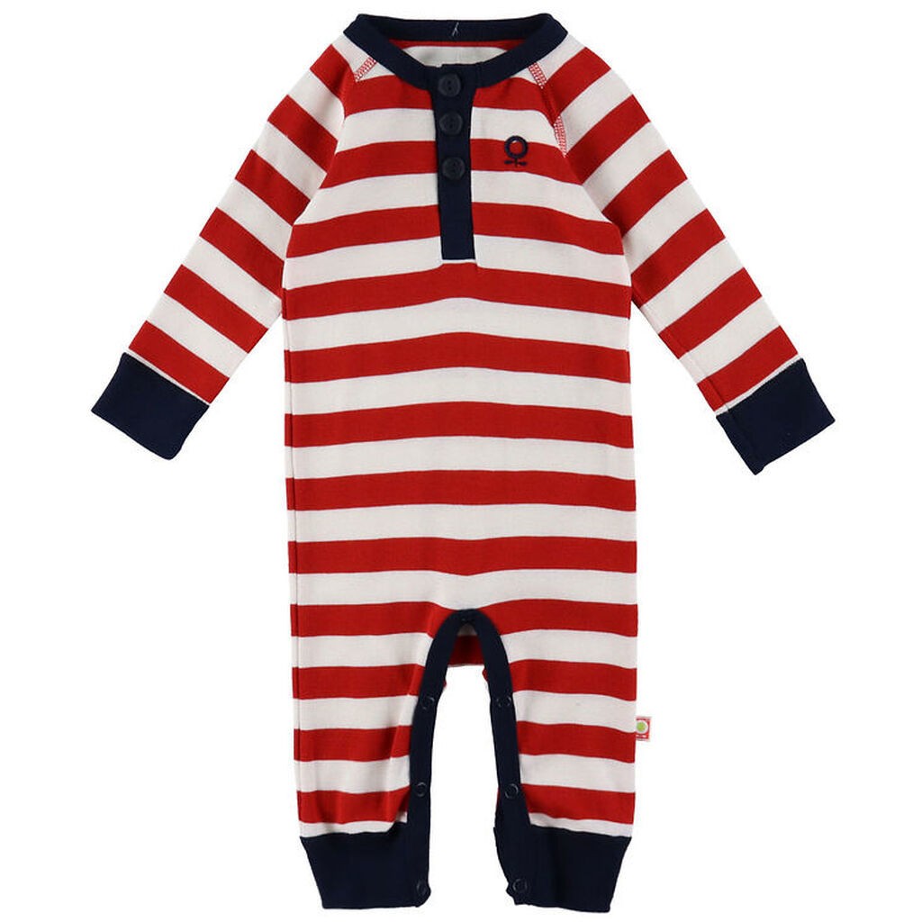 Katvig Heldragt - Rød/Hvidstribet