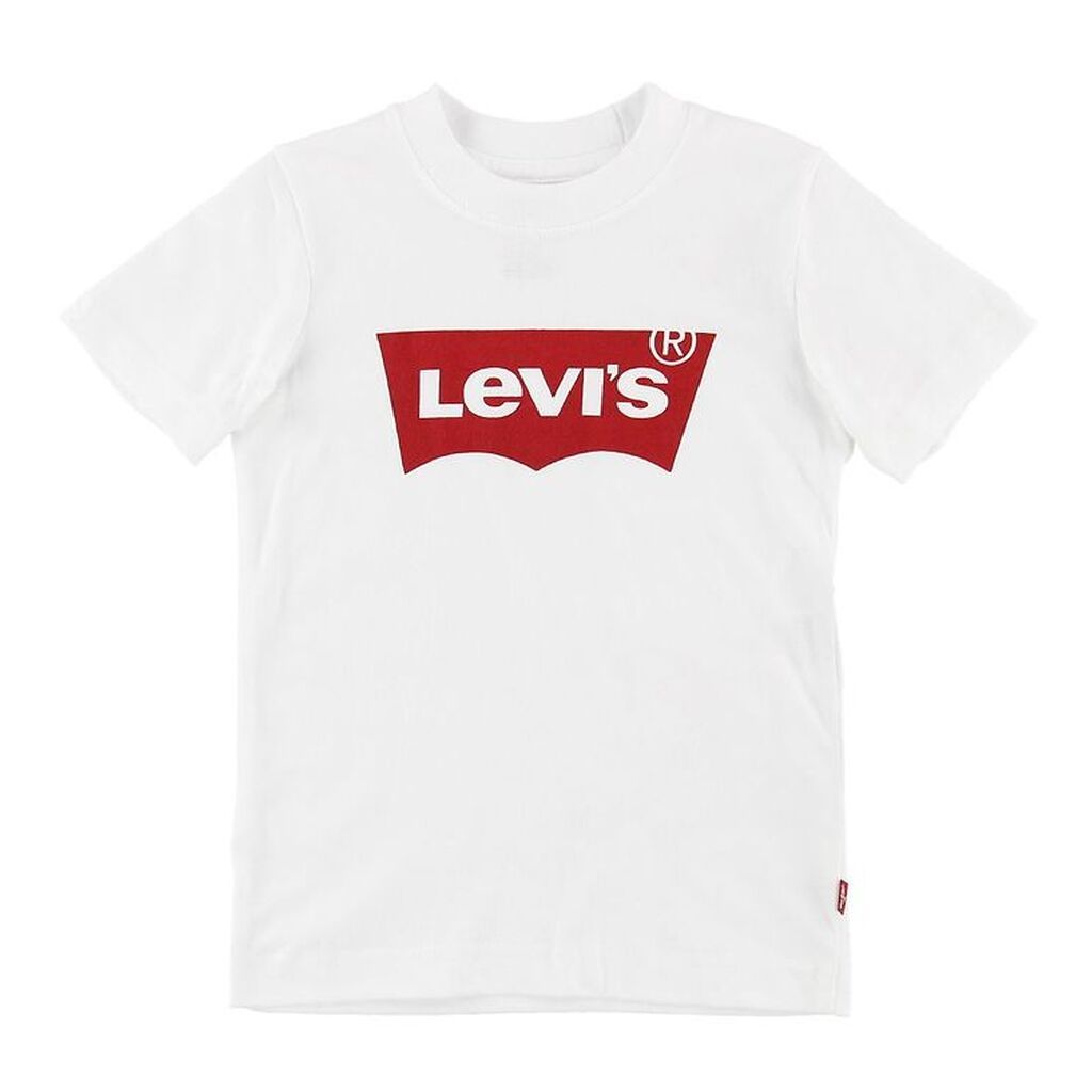 Levis T-shirt - Batwing - Hvid m. Logo