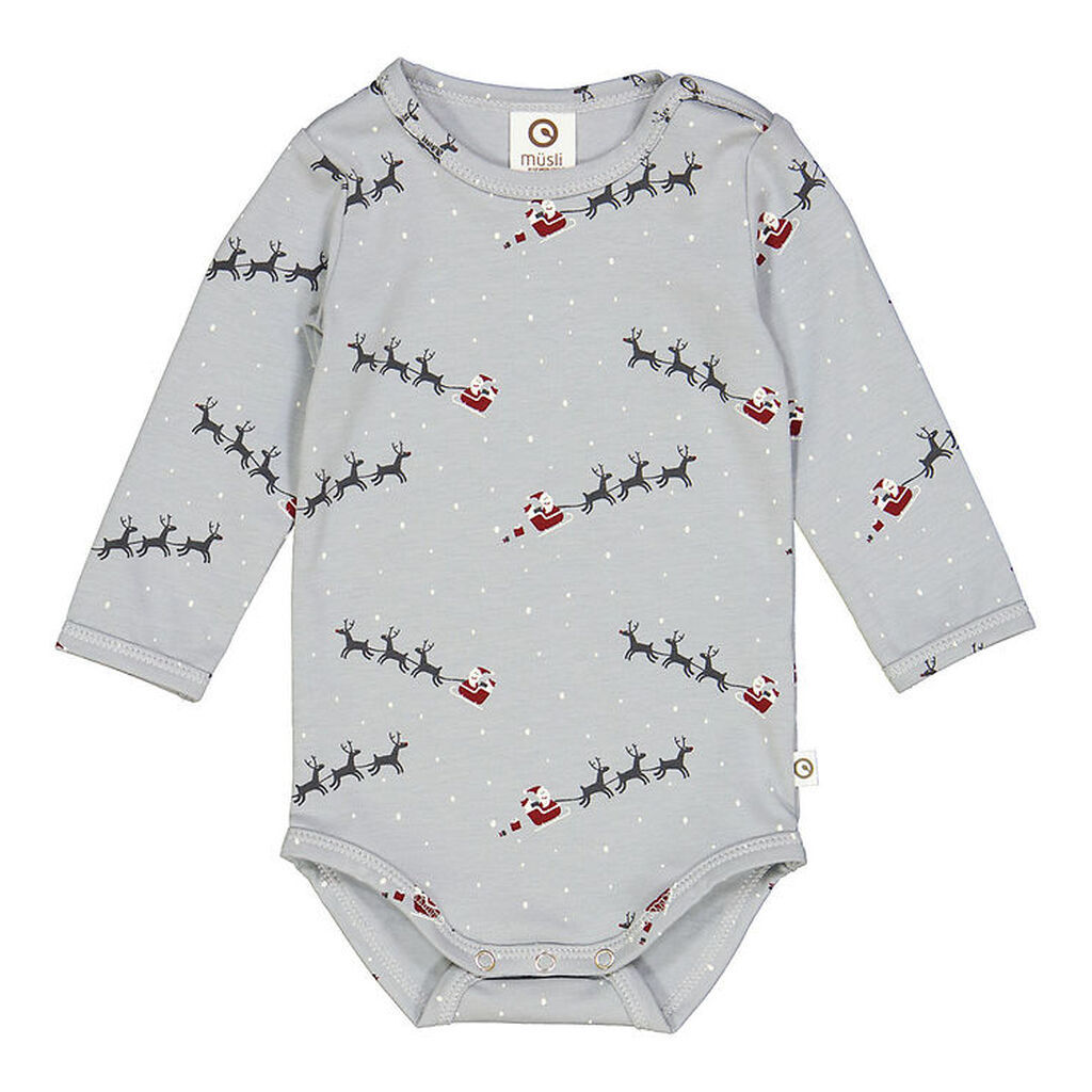Müsli Body l/æ - Santa - Jasmin Blue