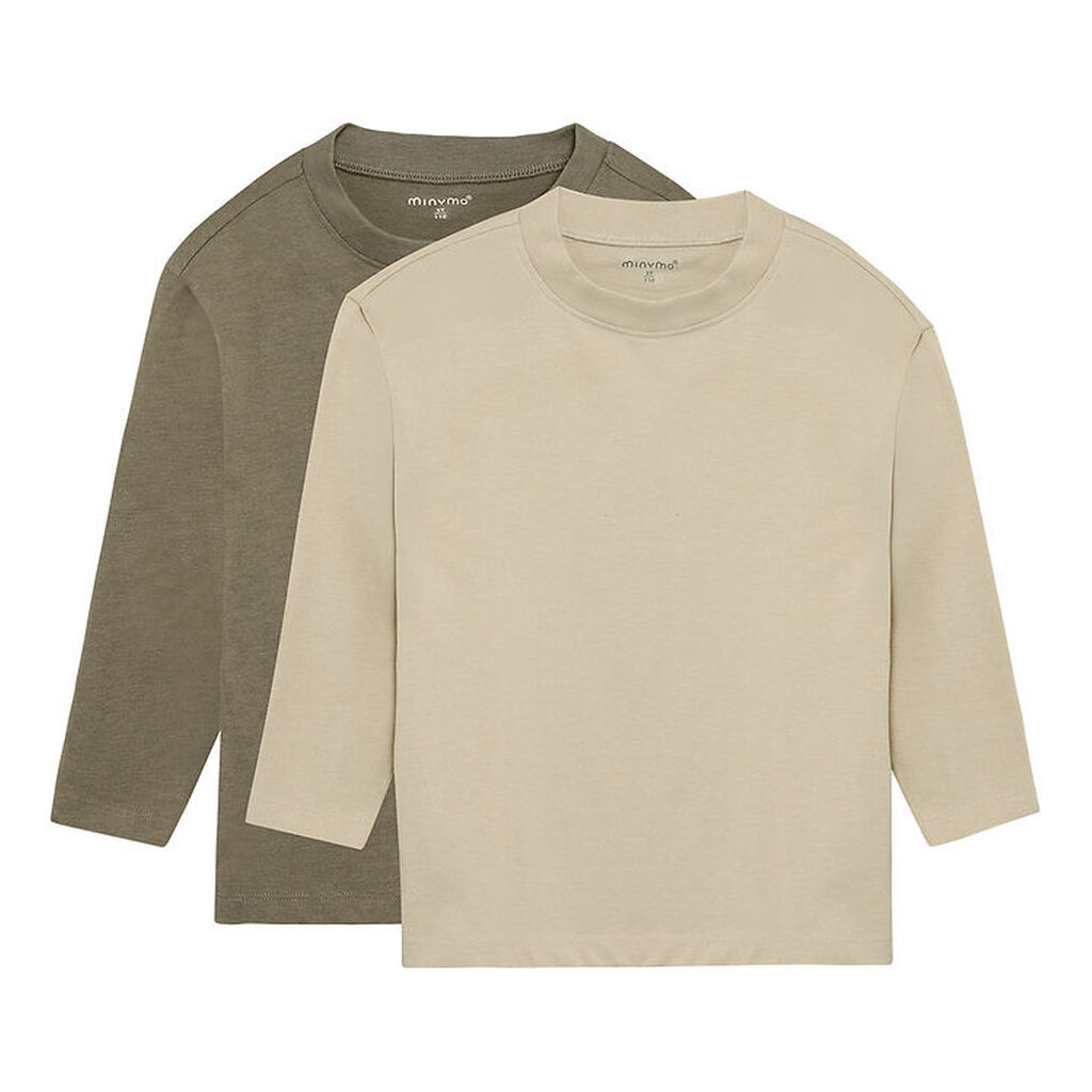 Minymo Bluser - 2-pak - Loose Fit - Vetiver
