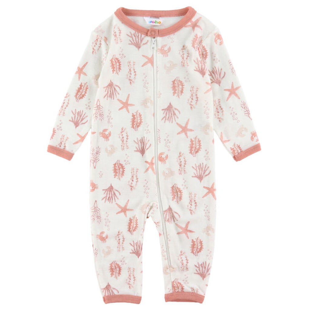 Joha Heldragt - Uld - Lyserød m. Print