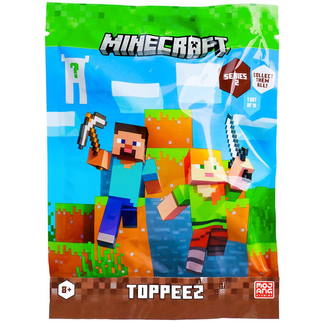 Minecraft Figur - 3D - 6 cm - Assorteret