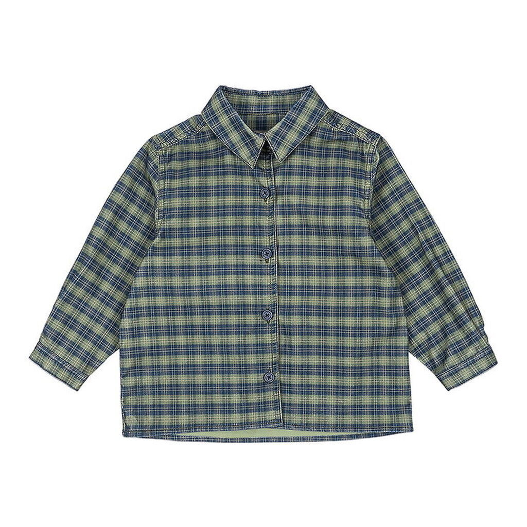 Konges Sløjd Skjorte - Fløjl - Cara - Laurel Blue Check