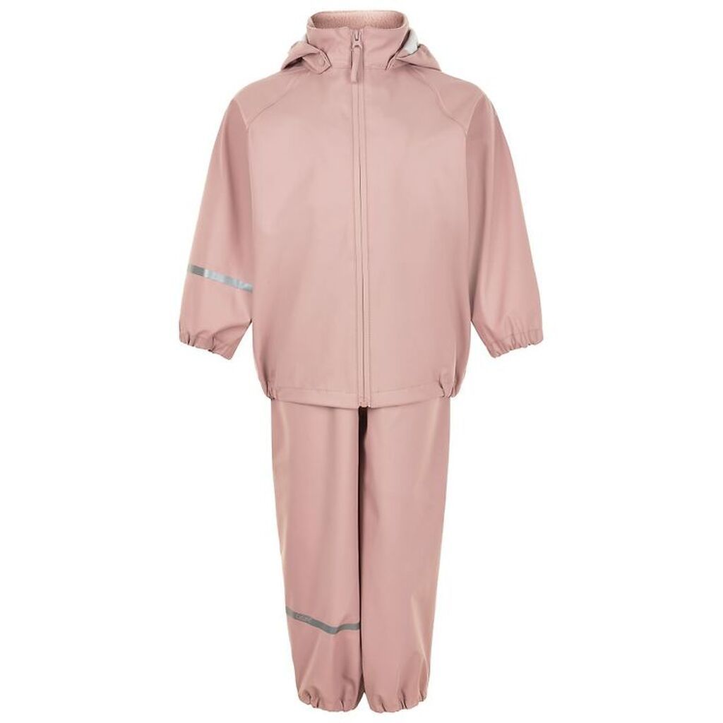 CeLaVi Regntøj m. Seler - Recycled PU - Misty Rose
