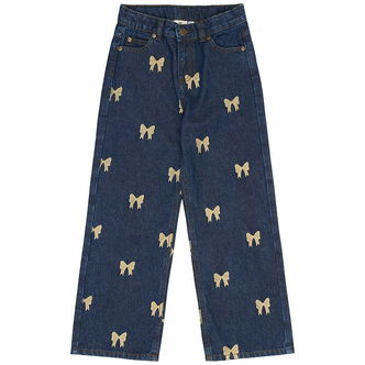 The New Jeans - Wide - TnRaquel - Medium Blue Denim AOP