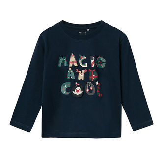 Name It Bluse - NmmRcandy - Dark Sapphire