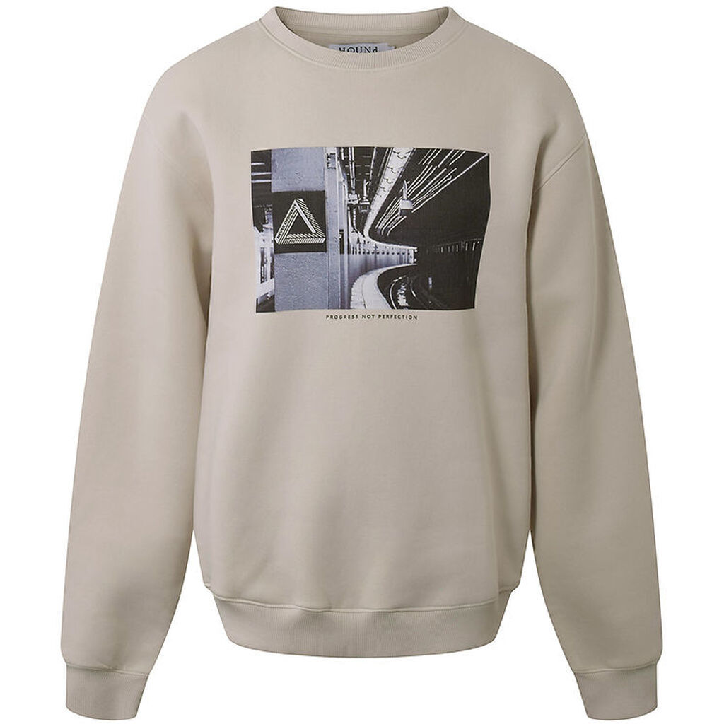 Hound Sweatshirt - Light Sand m. Print