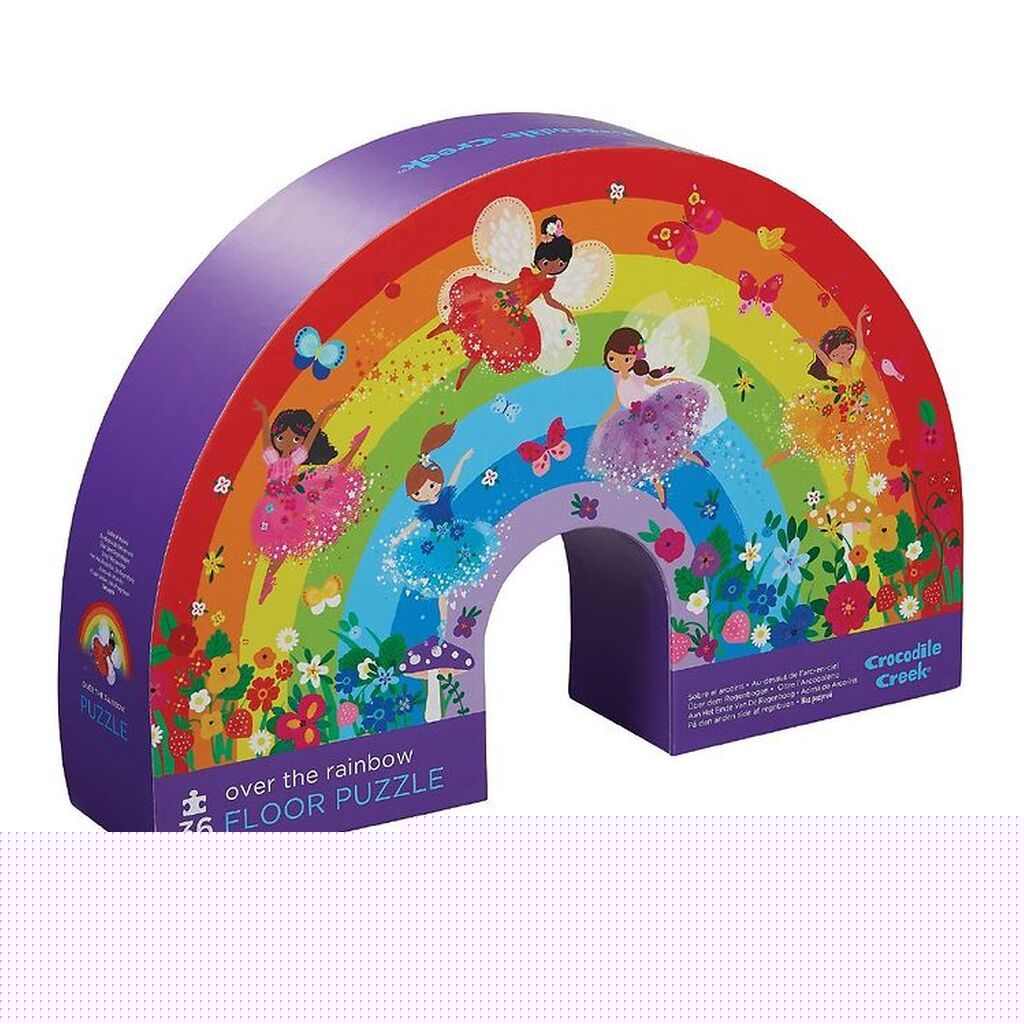 Crocodile Creek Puslespil - 36 Brikker - Over The Rainbow