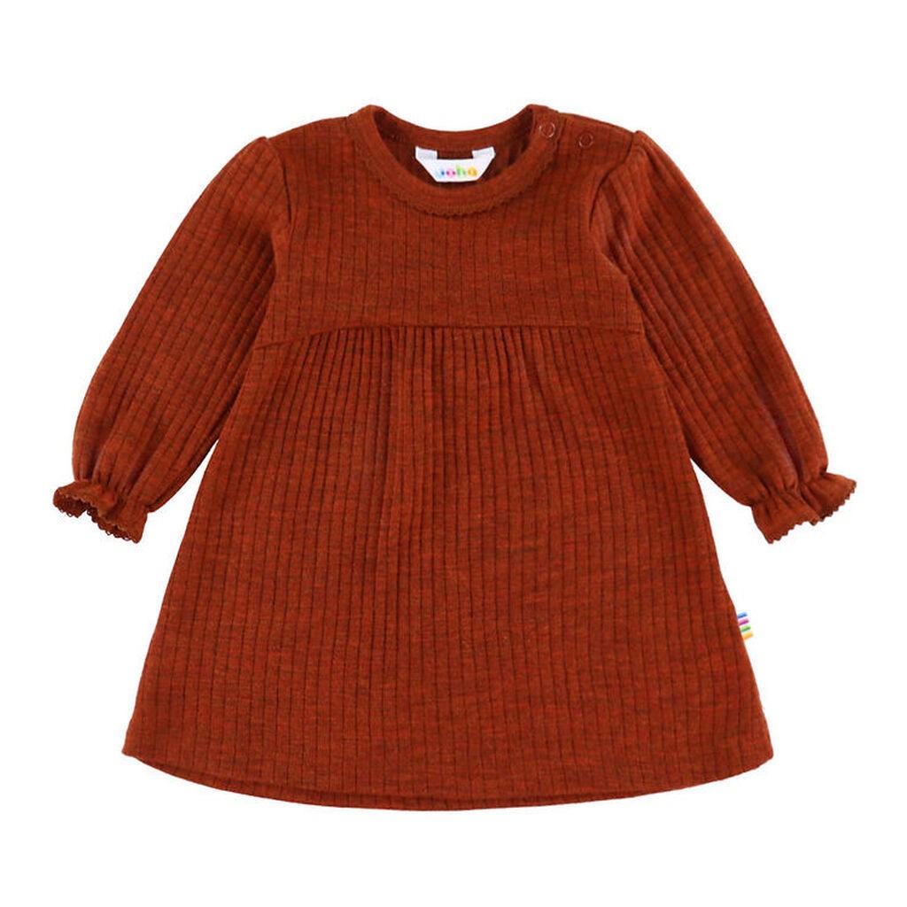 Joha Kjole - Uld - Rib - Rust